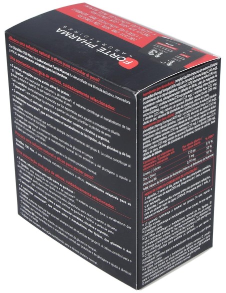 Forté Pharma Xtraslim 700 Men Quemador De Grasas, 120 Cápsulas