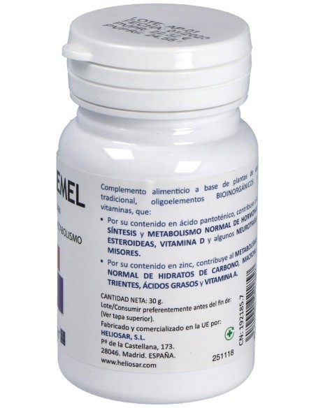 Heliosar Complemel 60 Cápsulas