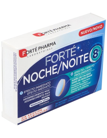 Forté Noche 8 H Adormecimiento Más Rápido 30 Comprimidos