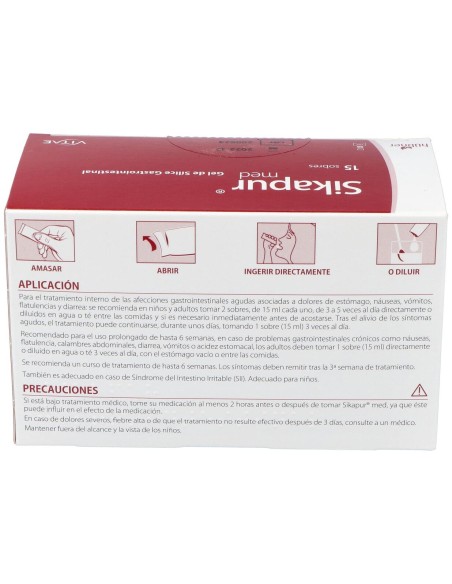 Vitae Sikapur Med Gel De Sílice Gastrointestinal 15 Sticks