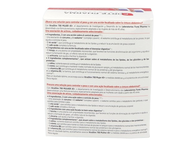 Xtraslim 700 Mujer 45+ Quemador De Grasas 120...