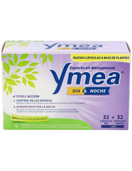 Ymea Día Y Noche  New Formula 64 Cápsulas