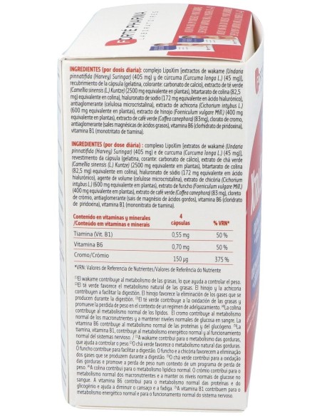 Xtraslim 700 Mujer 45+ Quemador De Grasas 120 Cápsulas