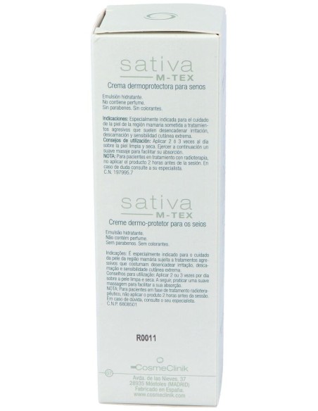 Cosmeclinik Sativa M-Tex Tubo 100Ml