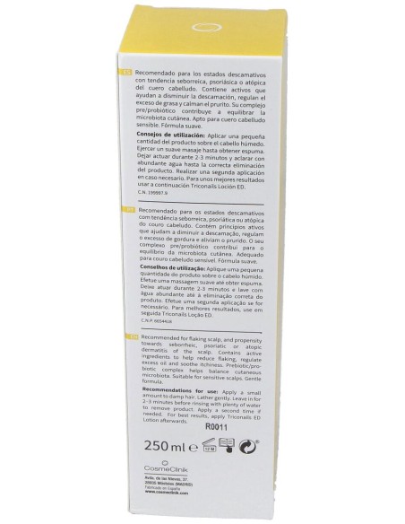 Cosmeclinic Triconails Champú Ed Estados Descamativos, 250 Ml
