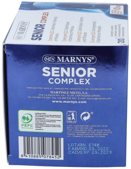 Marnys Senior Complex Q10 20X10Ml
