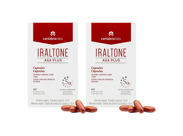 Iraltone AGA Plus 2 x 60 Cápsulas ¡Duplo!