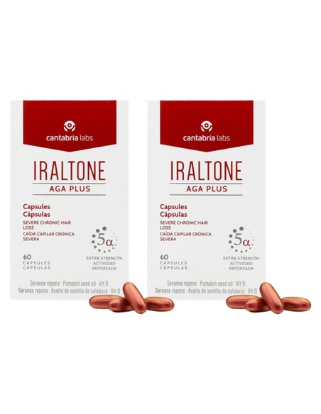 Iraltone AGA Plus 2 x 60 Cápsulas ¡Duplo!