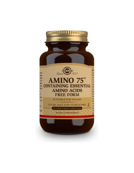 Solgar Amino 75 AA Esenciales Forma Libre 90 Cápsulas