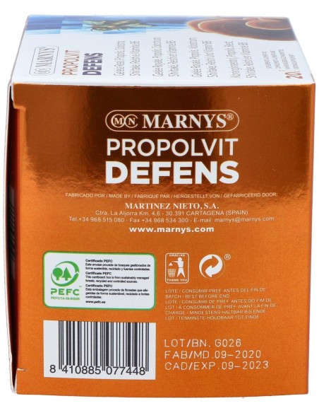 Marnys Propolvit Defens 20X10Ml
