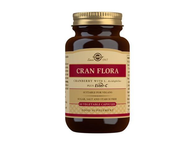 Solgar Cran Flora Arandano Rojo 60 Comprimidos
