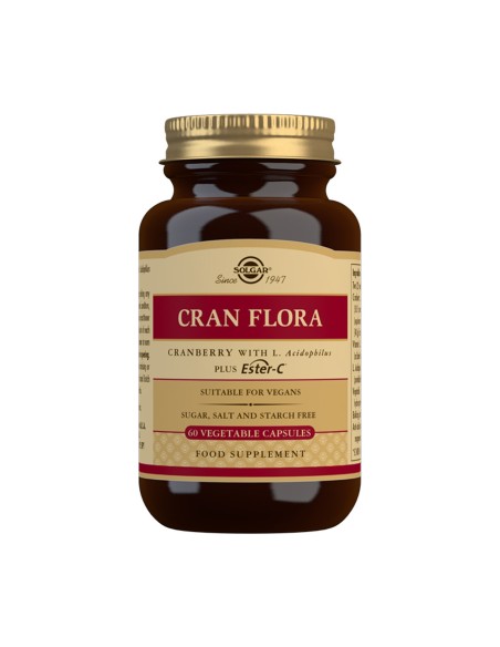 Solgar Cran Flora Arandano Rojo 60 Comprimidos