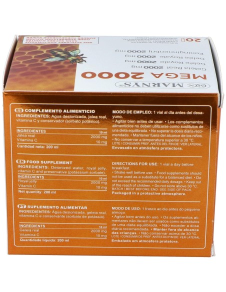 Jalea Real Mega 2000Mg 20Viales