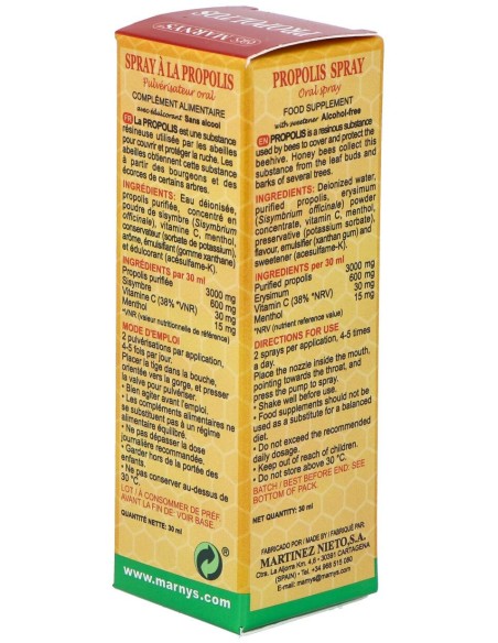 Marnys Spray Propoleo Erisimo 30Ml