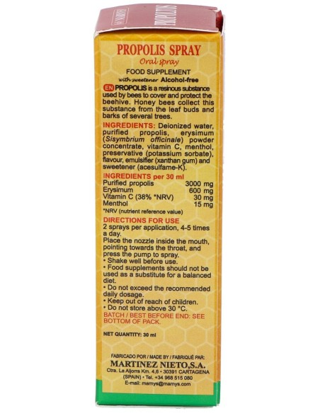 Marnys Spray Propoleo Erisimo 30Ml