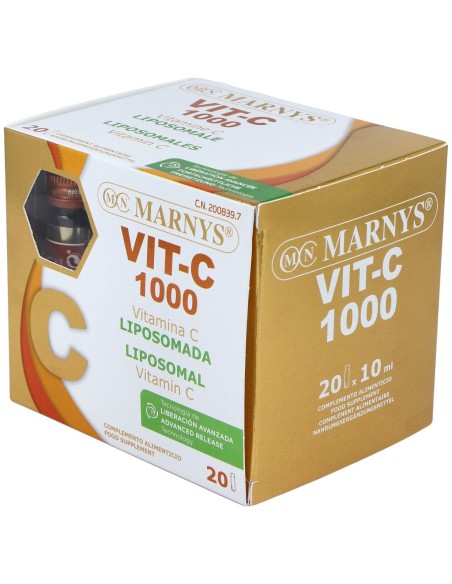 Marnys Vit-C 1000 Vitamina C Liposomada 20X10Ml
