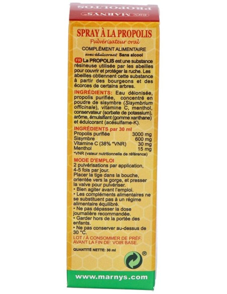 Marnys Spray Propoleo Erisimo 30Ml
