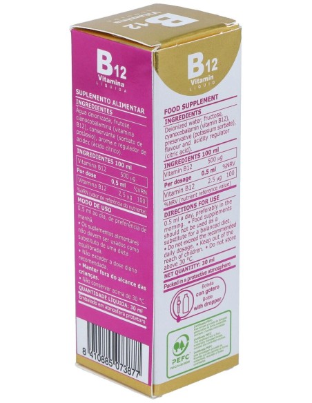 Vitamina B12 Liquida 30Ml.