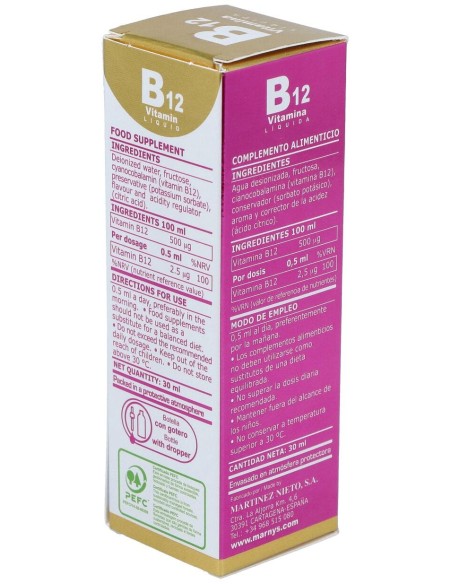 Vitamina B12 Liquida 30Ml.