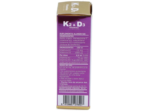 Vitamina K2 D3 30Ml.