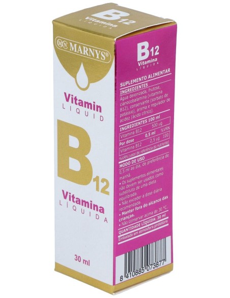 Vitamina B12 Liquida 30Ml.