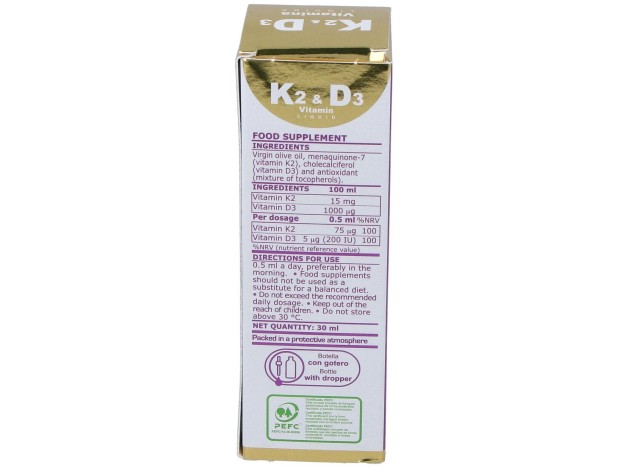 Vitamina K2 D3 30Ml.