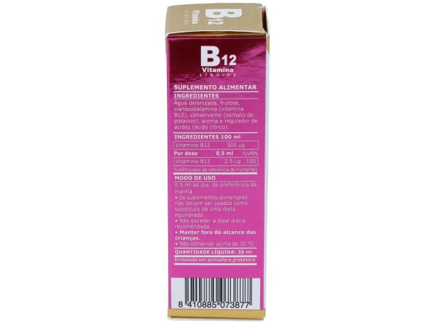 Vitamina B12 Liquida 30Ml.