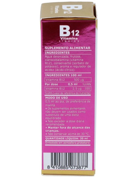 Vitamina B12 Liquida 30Ml.