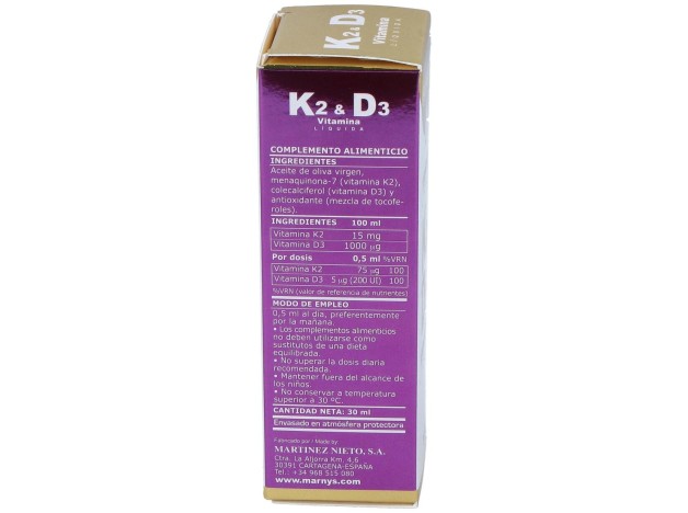 Vitamina K2 D3 30Ml.