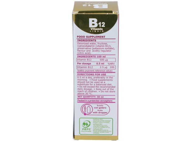 Vitamina B12 Liquida 30Ml.