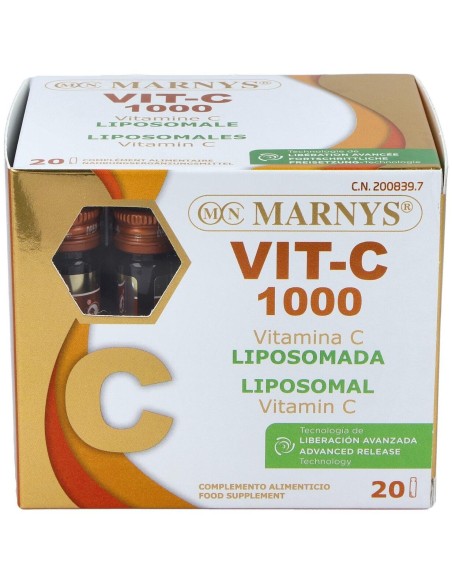Marnys Vit-C 1000 Vitamina C Liposomada 20X10Ml