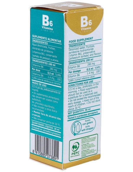 Vitamina B6 Liquida 30Ml.