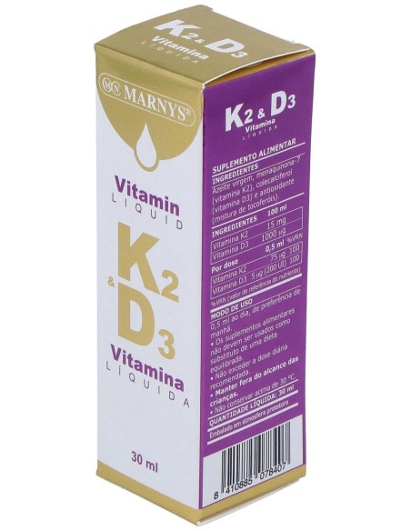 Vitamina K2 D3 30Ml.