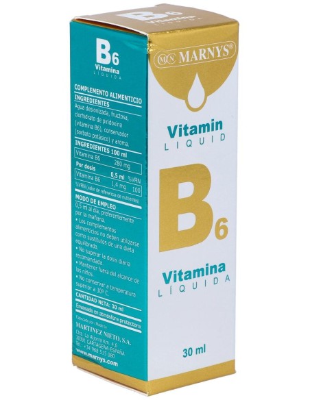 Vitamina B6 Liquida 30Ml.