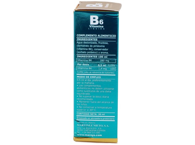 Vitamina B6 Liquida 30Ml.
