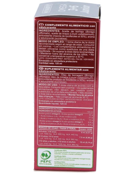 Omega 3 Y 6 Junior Jarabe 125Ml.