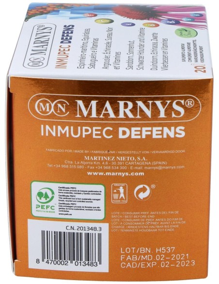 Marnys Inmupec Defens 20X10Ml