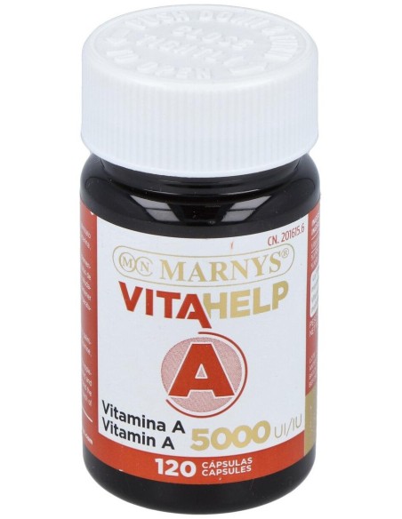 Marnys Vitamina A 5000Ui Línea Vitahelp 120Caps