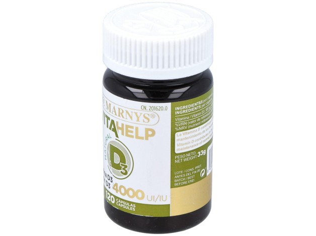 Marnys Vitahelp Vitamina D3 4000Ui 120Caps