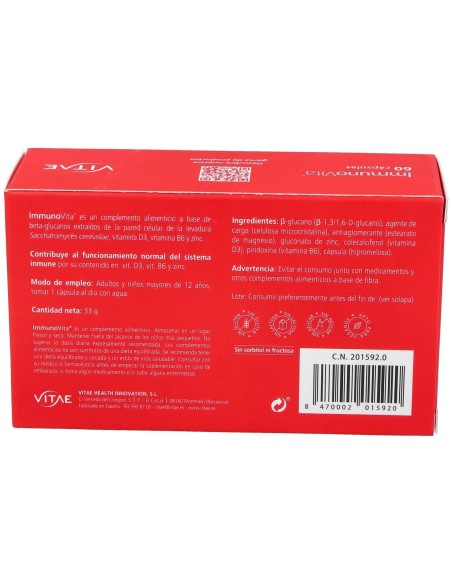 Vitae Immunovita 60Caps