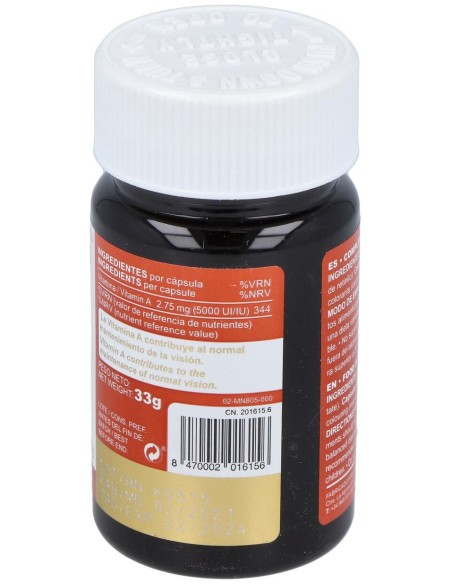 Marnys Vitamina A 5000Ui Línea Vitahelp 120Caps