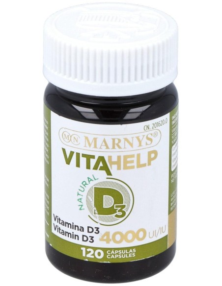 Marnys Vitahelp Vitamina D3 4000Ui 120Caps