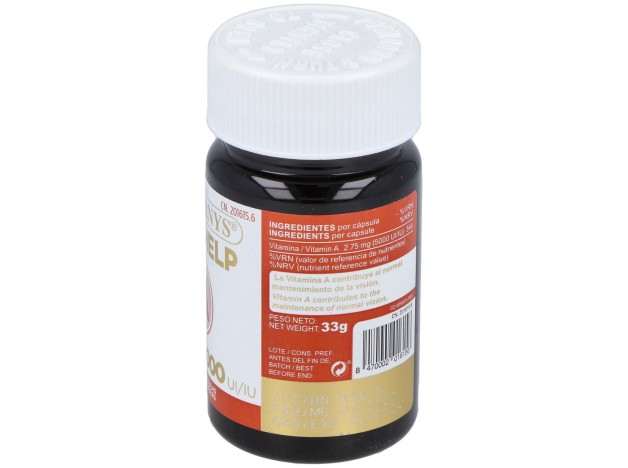 Marnys Vitamina A 5000Ui Línea Vitahelp 120Caps
