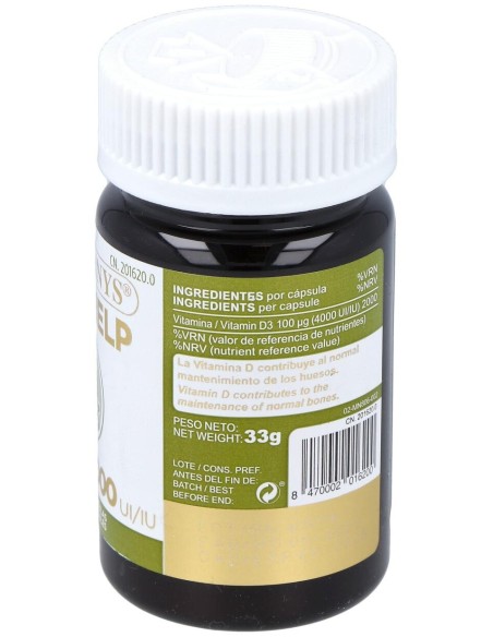 Marnys Vitahelp Vitamina D3 4000Ui 120Caps