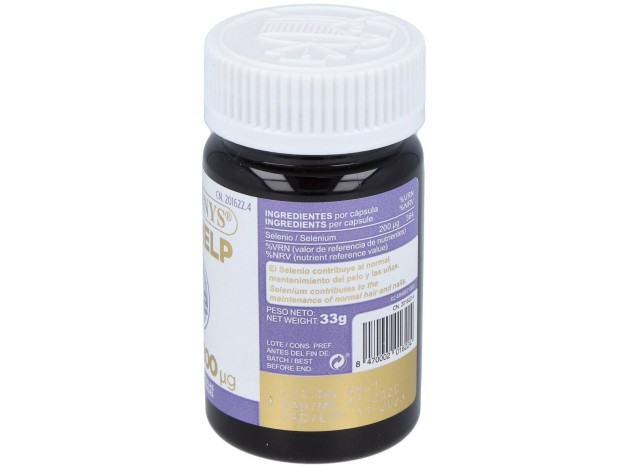 Marnys Selenio 200Mg Línea Vitahelp 120Caps