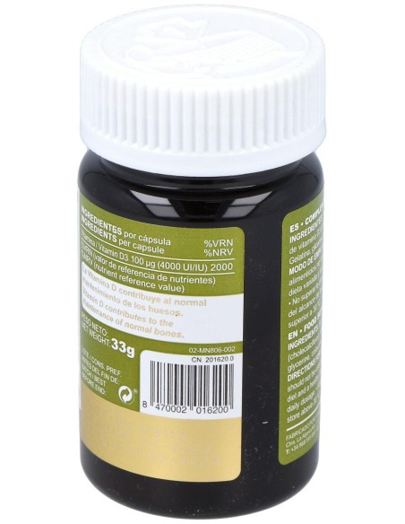 Marnys Vitahelp Vitamina D3 4000Ui 120Caps