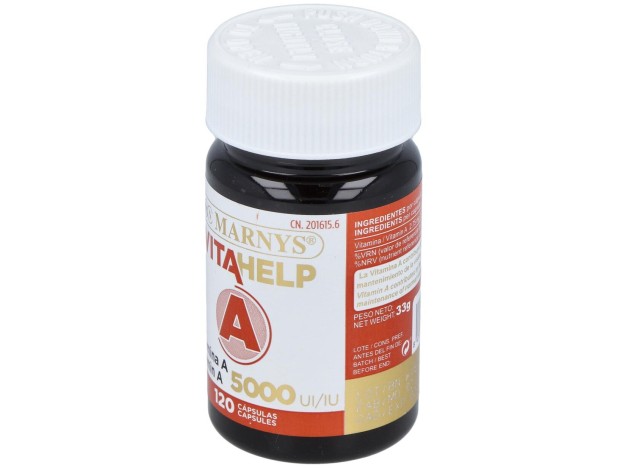 Marnys Vitamina A 5000Ui Línea Vitahelp 120Caps
