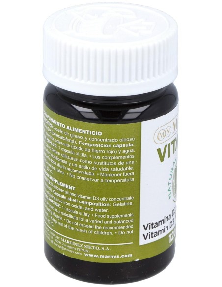 Marnys Vitahelp Vitamina D3 4000Ui 120Caps