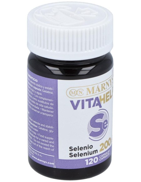 Marnys Selenio 200Mg Línea Vitahelp 120Caps