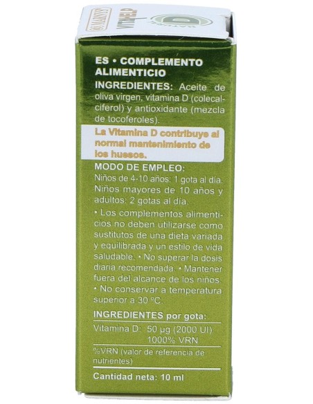 Marnys Vitamina D 2000Ui Líquida Línea Vitahelp 10Ml